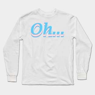 The Moment Of Realisation (Transgender Pride) Long Sleeve T-Shirt